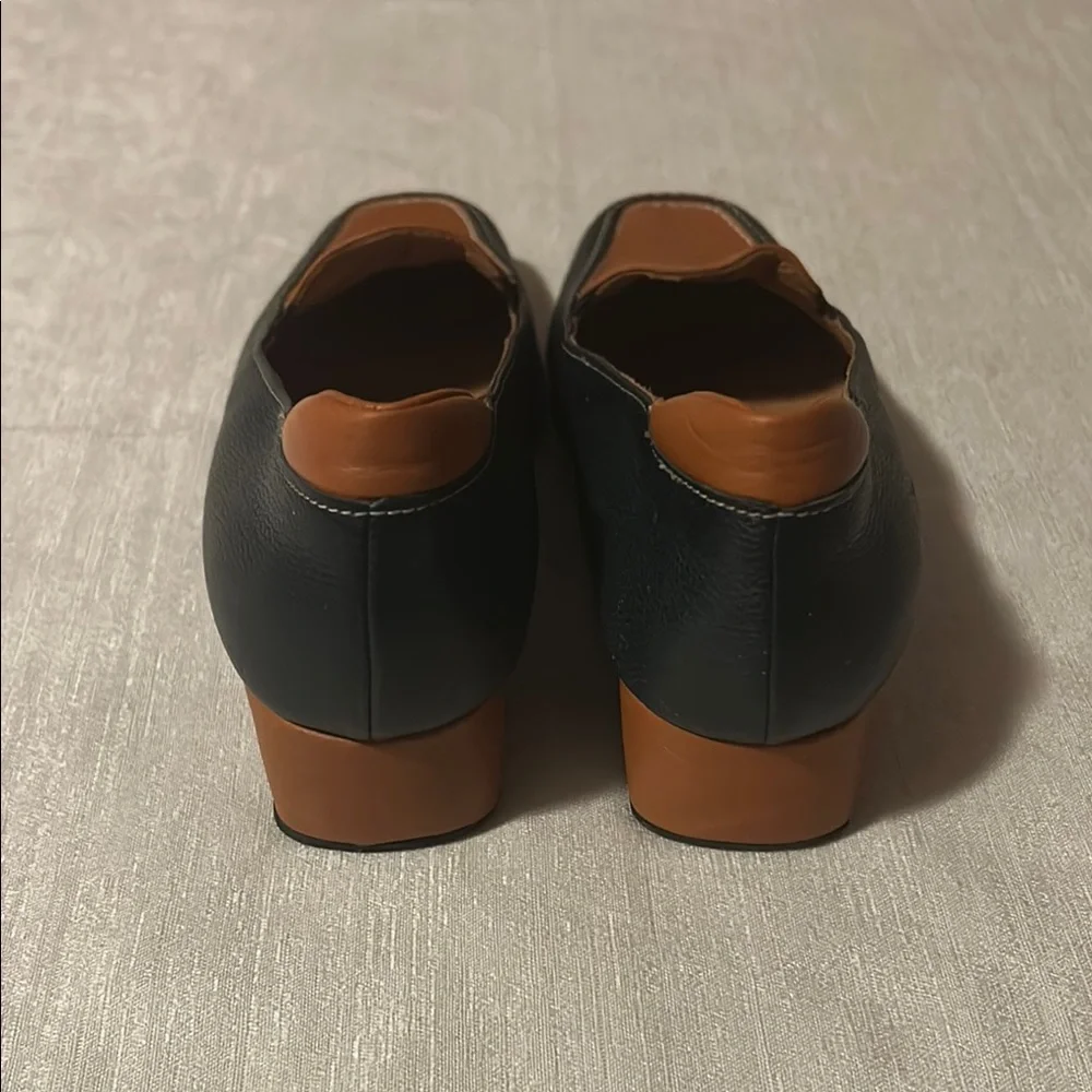 Giorgio Famponi Black and Brown Loafers - Picture 3 of 6